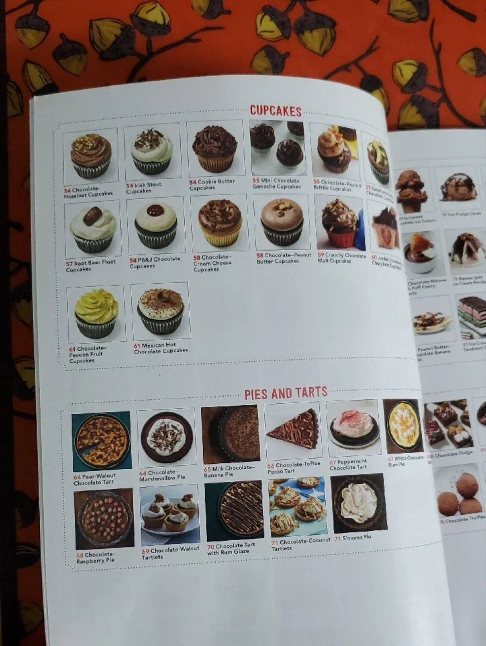 Food Network Chocolate Lover's Cookbook - White & Brown